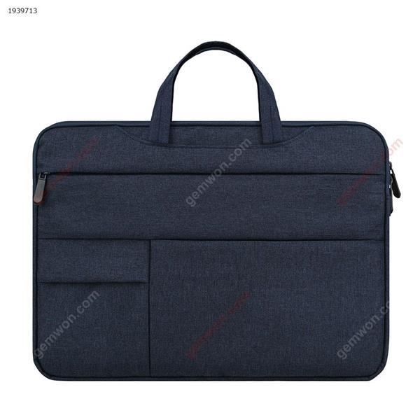 Laptop bag inner bag multi-functional business document protective sleeve Apple Lenovo tablet 15.6 inch navy blue Other BR49