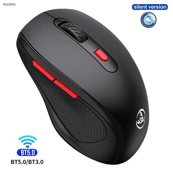 Bluetooth 3.0/5.0 wireless mouse 10 meters silent mouse three gears 1600dpi T67BL black Other T67BL
