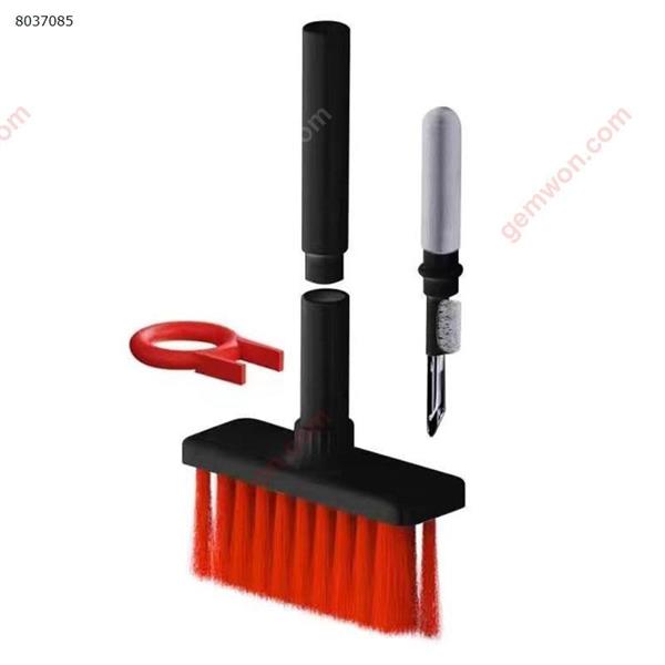 Multifunctional Headphone Cleaning Pen Keyboard Cleaning Dust Tool Headphone Computer Keyboard Cleaning Kit Black Red Other 3