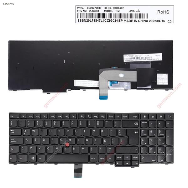 ThinkPad E531 T540 BLACK(For Win8) LA KM LIN2-LA P/N SN20L79847 Laptop Keyboard (OEM-B)