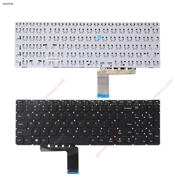 LENOVO Ideapad 310-15 BLACK win8(Without FRAME) US SN20N0459116         AE08L010          NSK-BV0SQ Laptop Keyboard (OEM-B)