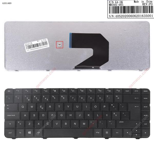 HP Pavilion G4-1000 G6-1000 CQ43 CQ57 430 630S BLACK (With foil,Win8,OEM) PO MB305-001 Laptop Keyboard (OEM-B)