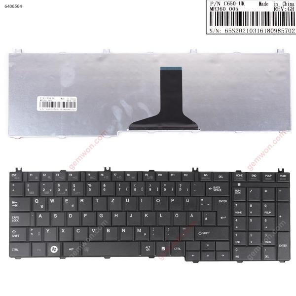 TOSHIBA Satellite C650 C660 L650 L670 L675 L675D BLACK OEM GR 9Z.N4WSUV.00G Laptop Keyboard (OEM-B)