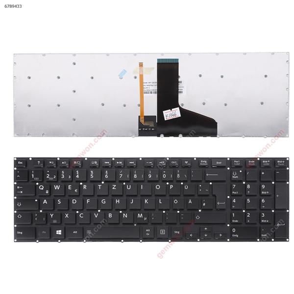 TOSHIBA Satellite P50-A P50T-A P55-A P55T-A BLACK (Blacklit , Without FRAME ,With Foil) GR MP-12X16CUJ528 P/N 14I827621116Q Laptop Keyboard (Original)