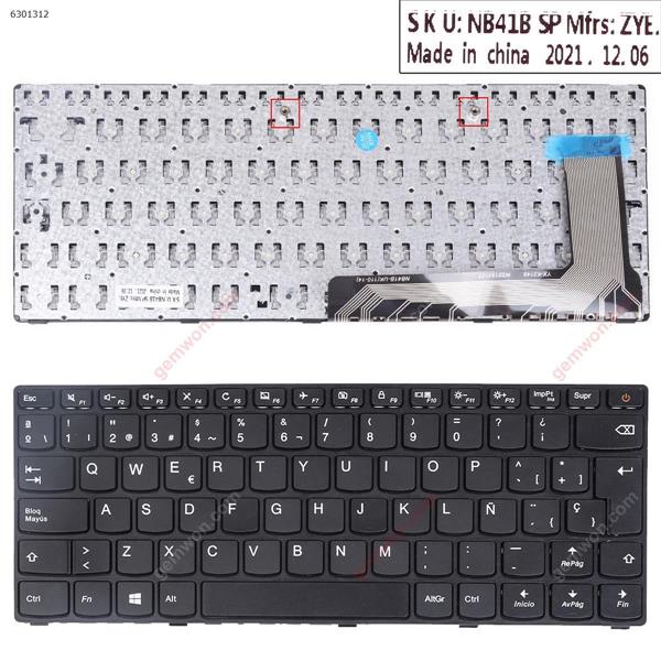 LENOVO Ideapad 110-14IBR BLACK FRAME BLACK win8 (Without foil)  SP N/A Laptop Keyboard (OEM-B)
