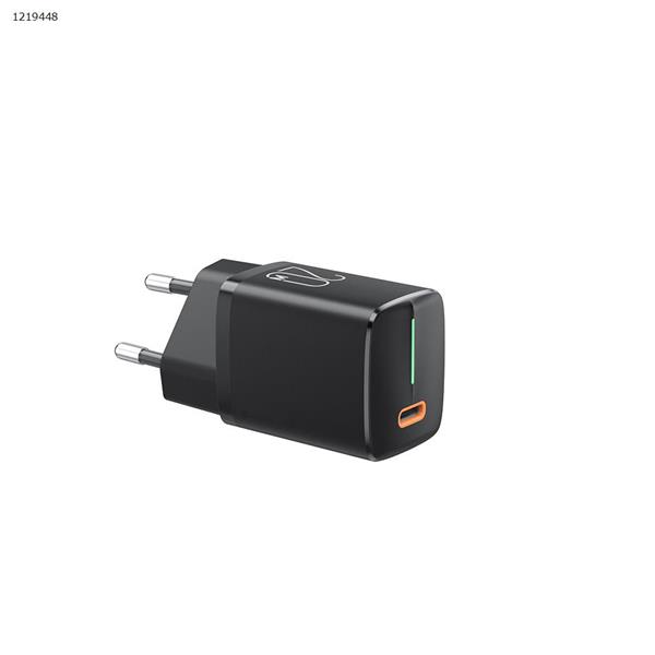 PD20W iPhone Fast Charger Apple 20W PD Power adapter Mobile Phone Wall Charger suitable for iPhone 8 / 8Plus / 11 / 12 / 12 Pro / XS / XR, iPad mini EU black Charger & Data Cable GC08s 20WPD