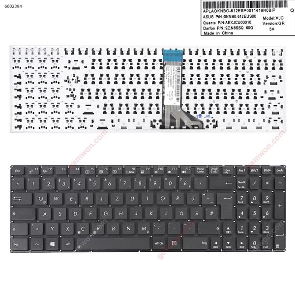 ASUS X551 BLACK(Without FRAME,Without Foil,Win8) GR XGC P/N 0KNB0-612EUS00 AEXJCU00010 9Z.N8SSQ 60G Laptop Keyboard (OEM-B)