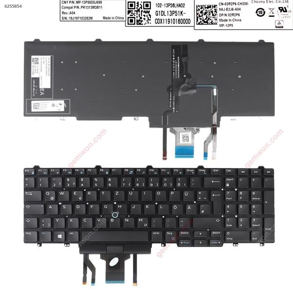 DELL E5550 BLACK (backlit,With Point Stick ,Win8)	 GR 02R2P6 PK1313M1B11 Laptop Keyboard (OEM-A)