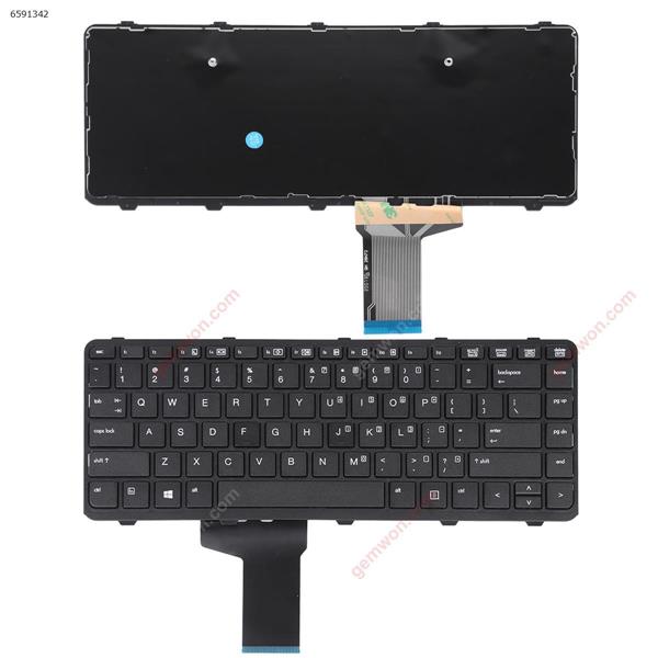 HP ProBook 430 G1 BLACK FRAME BLACK WIN8 OEM US HC03-B Laptop Keyboard (OEM-B)