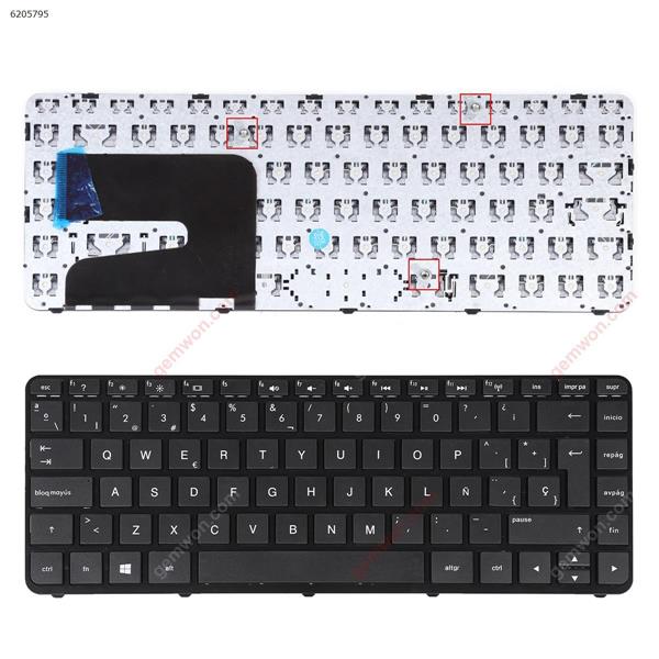 HP Pavilion 14-E GLOSSY FRAME BLACK OEM Win8 SP NB006-A Laptop Keyboard (OEM-B)