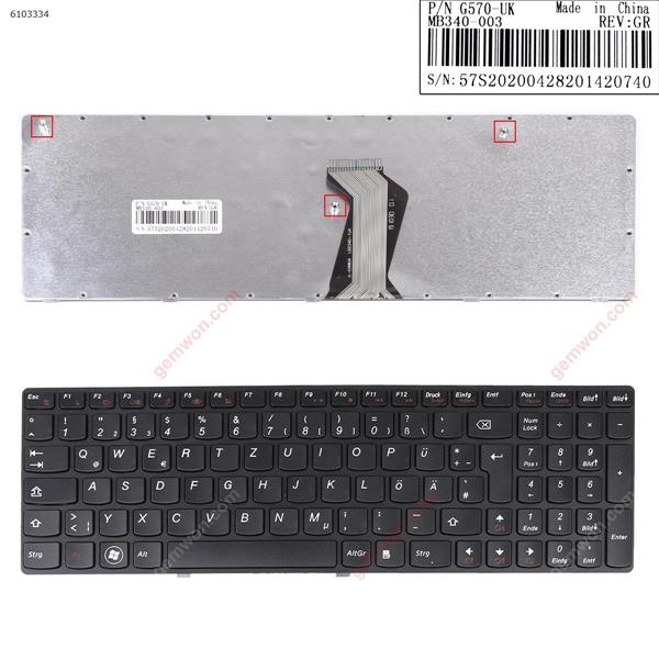 LENOVO Ideapad Z560 Z560A Z565A G570 BLACK FRAME BLACK(Win8) GR V117020CK2 Laptop Keyboard ( )