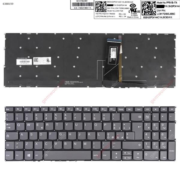 Lenovo IdeaPad 330-15IKB GRAY win8(Backlit Without FRAME)  IT LCM17G5 P/N SN20P24144 LCM17G56I0J686C Laptop Keyboard (OEM-B)