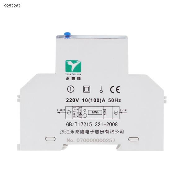 Single-phase electronic energy meter LCD rail meter RS485 communication four-rate multi-function meter 100A Repair Tools ZD113022