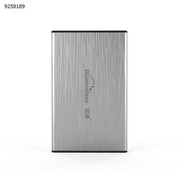 Lanshuo U23T Hard Drive, SSD USB3.0 Micro Mini Metal Shell Silver Mobile Storage U23T