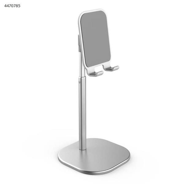 Cell Phone Stand, Adjustable Universal Phone Stand for Desk, Thick Case Friendly Phone Holder Stand, Creative Retractable Phone Lazy Bracket Compatible with Mobile Phone, iPhone, iPad, Tablet Silver Mobile Phone Mounts & Stands K1