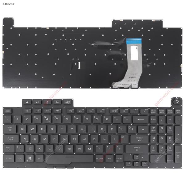 Asus G731GT G731GU black (With Backlit Board,Without FRAME,WIN8)  UK V185026IE1 6037B0194102 0KNR06818UK00 Laptop Keyboard (Original)