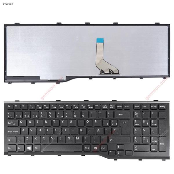 FUJITSU Lifebook AH532 A532 N532 NH532 BLACK FRAME BLACK OEM SP N/A Laptop Keyboard (OEM-A)