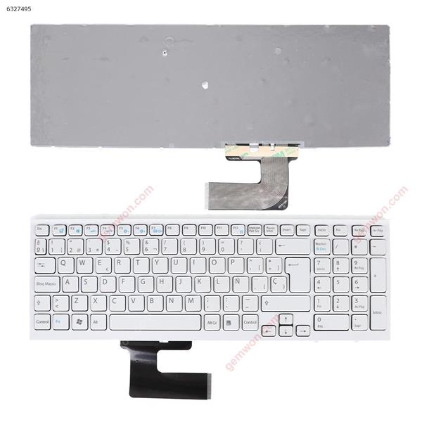 SONY VPC-EH WHITE FRAME WHITE (WIN8) SP N/A Laptop Keyboard (OEM-B)