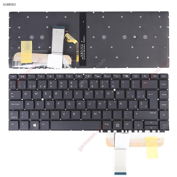 HP EliteBook x360 1040 G4 1040 G5 BLACK （Backlit Win8） SP L29072-071 P6037B0149226  V163026DK1 Laptop Keyboard (OEM-A)