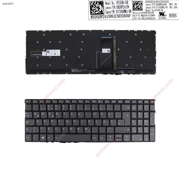 Lenovo IdeaPad 720s-15isk 720s-15ikb v330-15ikb v330-15isk GRAY Backlit win8   GR V161420BK1 Laptop Keyboard (Original)