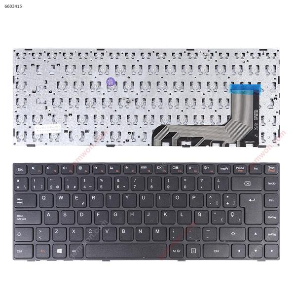 LENOVO Ideapad 100-14IBY BLACK FRAME BLACK (Win8) SP 5N20H47046 Laptop Keyboard (OEM-A)