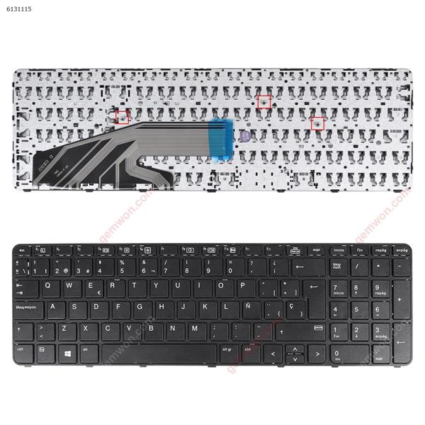 HP ProBook 450 G3 455 G3 470 G3 BLACK FRAME BLACK WIN8 OEM SP YMS HR04-F Laptop Keyboard (OEM-B)