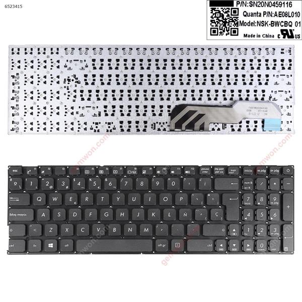 ASUS X541 BLACK(without FRAME)win8 SP 0KNB0-F124SP00 Laptop Keyboard ( )