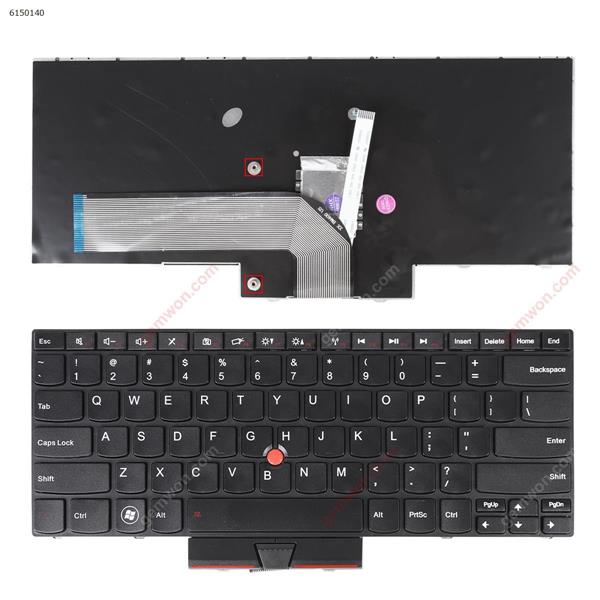 ThinkPad Edge 14 E40 E50 BLACK FRAME BLACK(With Point stick) US 60Y9561 60Y9597 141880-001 Laptop Keyboard (OEM-B)
