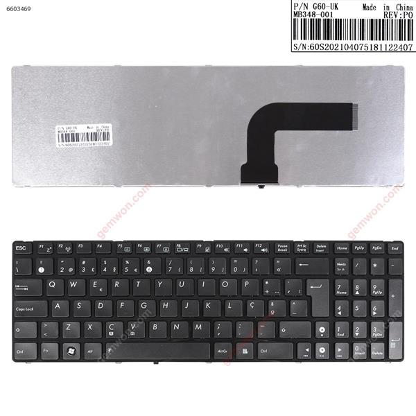ASUS G60 GLOSSY FRAME BLACK OEM PO MB348-001 Laptop Keyboard (OEM-B)