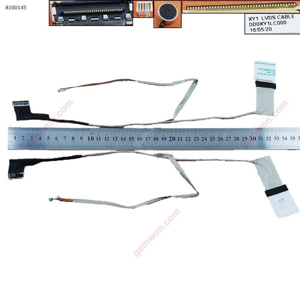 ASUS K45D K45VD K45DE A45D X45E X45D(30pin，with mic) LCD/LED Cable DD0XY1LC000    DD0XY1LC010