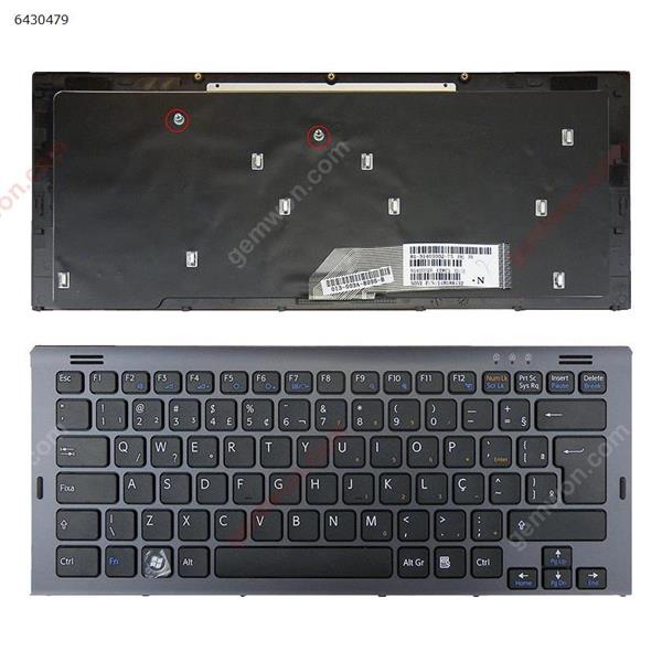 SONY VGN-SR BLACK FRAME BLACK BR 148088431 Laptop Keyboard (OEM-B)