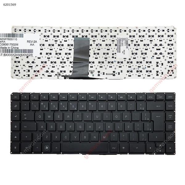 HP ENVY 15 Series BLACK(Without FRAME) BR AESP7600110 V107046AS1 Laptop Keyboard (OEM-B)