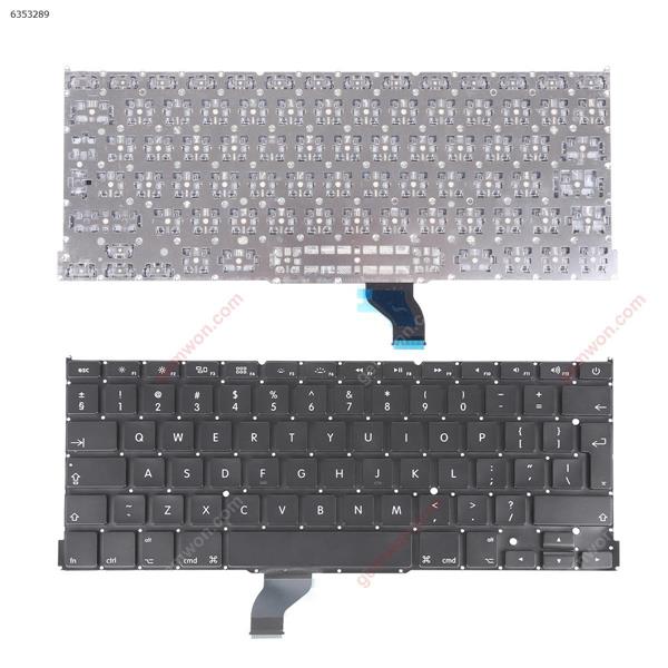 APPLE MacBook Pro A1502 BLACK(without Backlit) UI N/A Laptop Keyboard (OEM-A)
