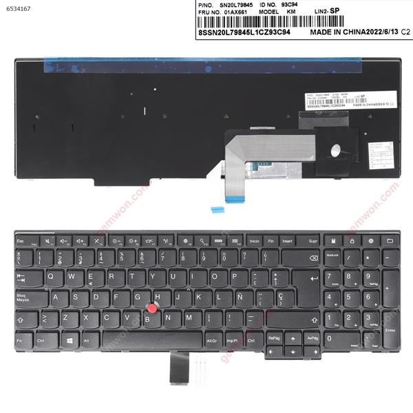 ThinkPad E531 T540 BLACK(With 6 Screws For Win8) SP SN20L79845 Laptop Keyboard (A+)