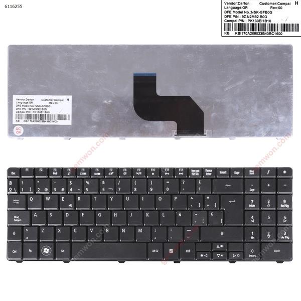 ACER AS5516 AS5517/eMachines E625 BLACK(Version 1) SP MP-08G66E0 PK1306R1A20 V109902AK1 PK1306R4017 Laptop Keyboard (OEM-B)