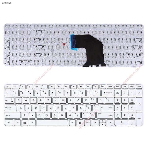 HP G6-2000 WHITE FRAME WHITE WIN8 OEM US N/A Laptop Keyboard (OEM-A)