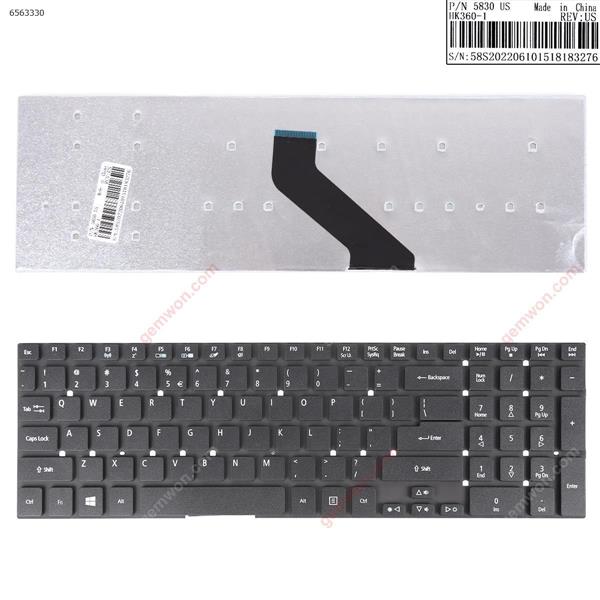 ACER Aspire 5755G 5830T BLACK(For Win8) US SX1221702A  BELIEVESX-V1217 Laptop Keyboard ( )