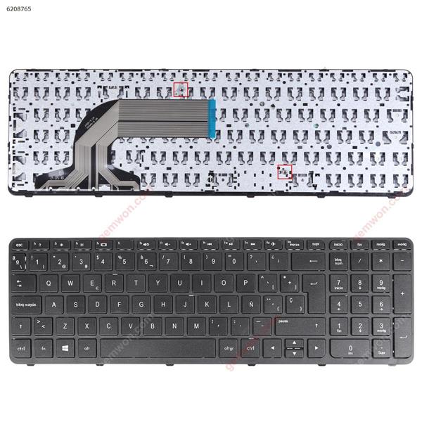 HP Pavilion 15-e 15-n  250 G3  255 G3 256 G3   BLACK FRAME BLACK(Win8) SP N/A Laptop Keyboard (OEM-B)