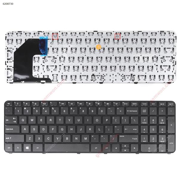 HP Pavilion 15-B1420X GLOSSY FRAME BLACK(Without Foil,For Win8) US NB008-AUS Laptop Keyboard (OEM-A)