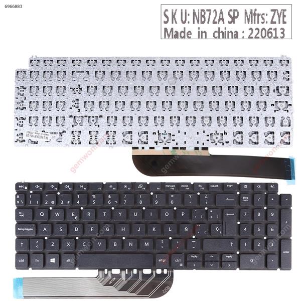 DELL 15 7590 5584 5590 5593 5594 5598 BLACK ( without FRAME WIN8)  SP NB72A SP Laptop Keyboard (OEM-A)
