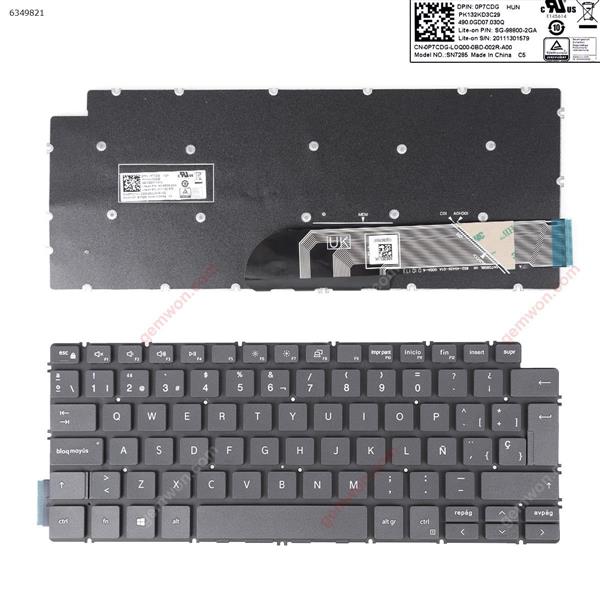 Dell Inspiron 13 5390 5391 7391 14 5493 5498 7490 7491 GRAY ( Without FARME) SP SN7285 P/N 0P7CDG PK132KD3C29 SG-98800-2GA Laptop Keyboard (Original)