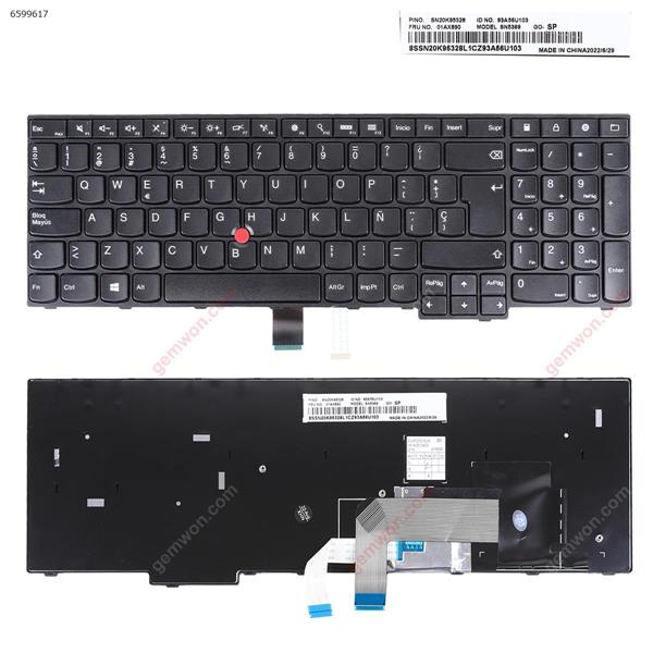 IBM Thinkpad E555 E550 BLACK FRAME BLACK(With Point stick,Win8 )OEM SP SN5369 SN20K95328 Laptop Keyboard (OEM-A)