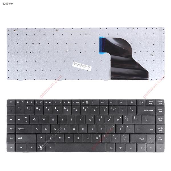 COMPAQ 620 621 625 BLACK (OEM) US V115326AK1 606129-031 6037B0046203 MP-09P56GB-930 Laptop Keyboard (OEM-B)