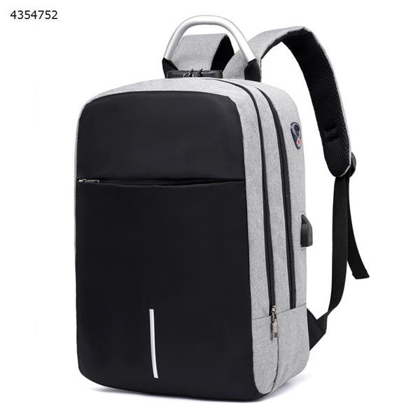 Men's bag password lock anti-theft backpack usb charging computer bag business casual backpack Outdoor backpack N/A