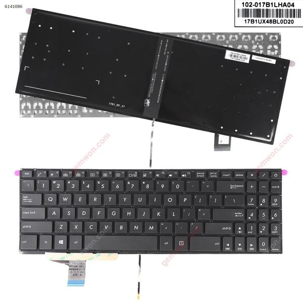 ASUS N580 N580V N580VD N580VN N580GD BLACK (Backlit) US N/A Laptop Keyboard (Original)
