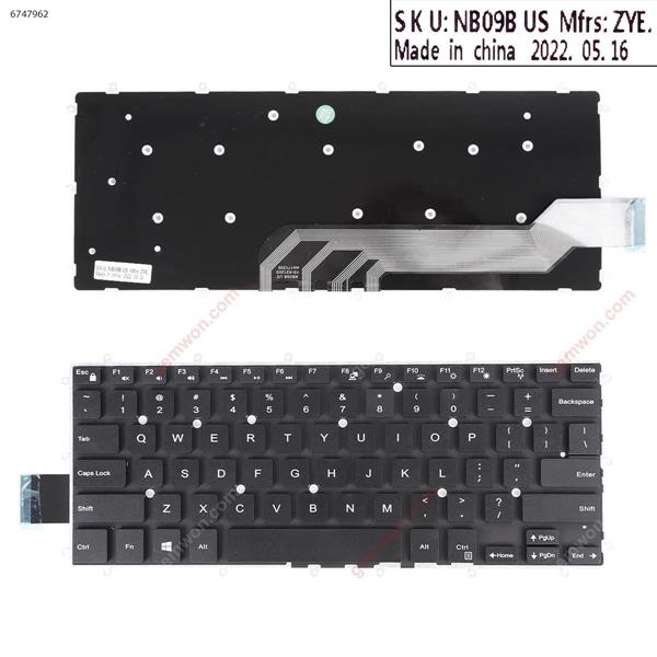 Dell Inspiron 13 5368 5378 5379 7378 7460 7466 7472 7569 7579 P69G BLACK (Without FRAME） US 220720 NB09B US Laptop Keyboard (OEM-B)