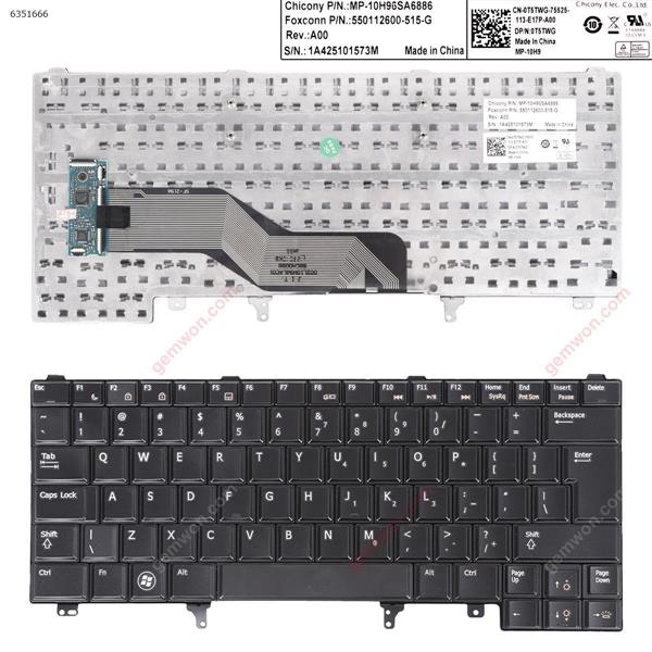 DELL Latitude E6420 E5420 E6220 E6320 E6430 BLACK(Without Point stick ，OEM ) UI N/A Laptop Keyboard (OEM-A)