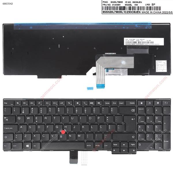 IBM ThinkPad E531 T540 BLACK(with point stick For Win8) OEM PO KM P/N SN20L79835 Laptop Keyboard ()