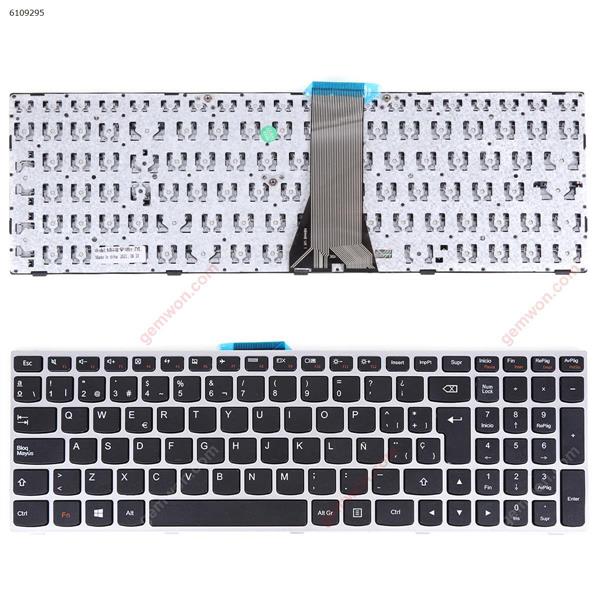 LENOVO G50-70 SILVER FRAME BLACK WIN8 SP 25215253V136520WK1 Laptop Keyboard (OEM-A)
