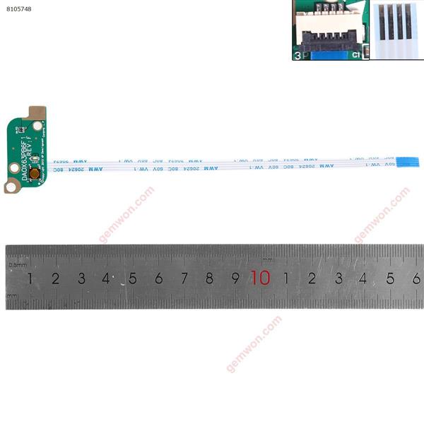 Power Button Board With Cable For HP ProBook 450 G3 455 470 G3 Board DA0X63PB6F